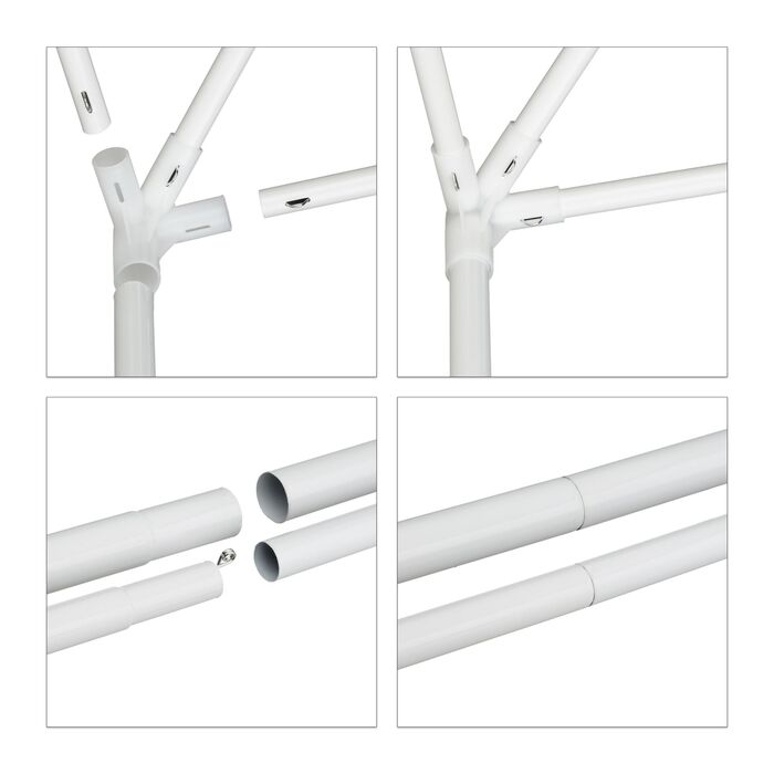 Павільйон Relaxdays 3x3 м з 2 бічними панелями