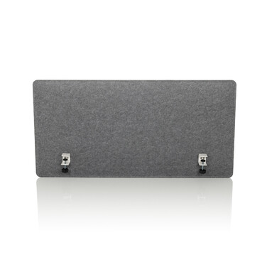 Звукоізолююча перегородка на стіл FLEXMIUT 3D 120x60x1 PET сірий hjh OFFICE