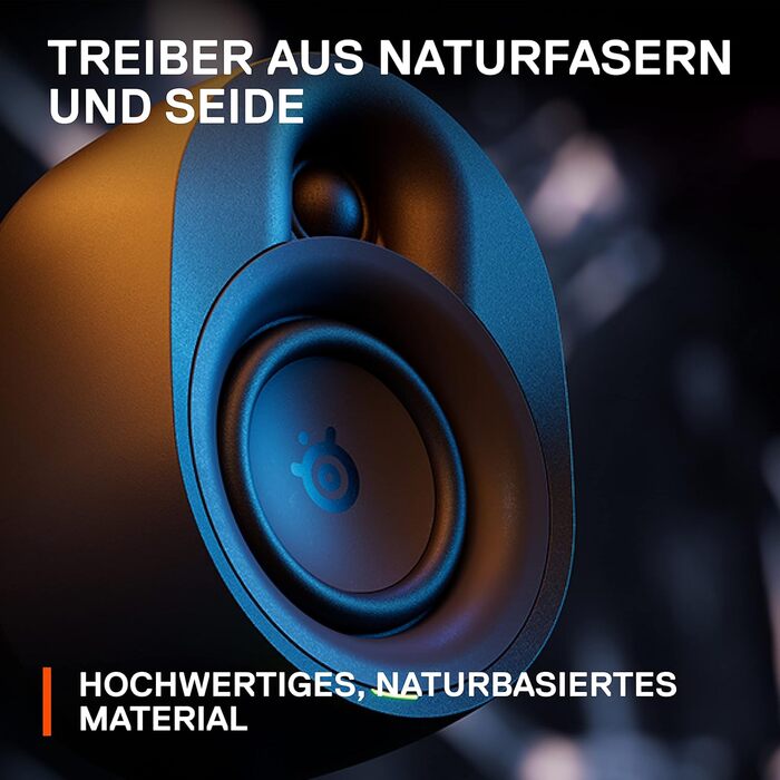 SteelSeries Arena 7 - 2.1-канальна акустична система для геймінгу з RGB підсвічуванням, чорна