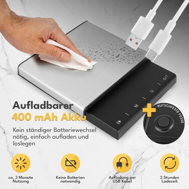 Ваги для кави LEBENLANG з таймером: точність 0.1г, для еспресо, бариста, кухні