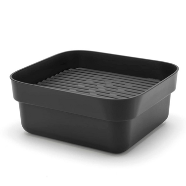 Чаша для миття посуду із сушильним піддоном Brabantia Dish Washing + Organising чорна (302664), Чорний