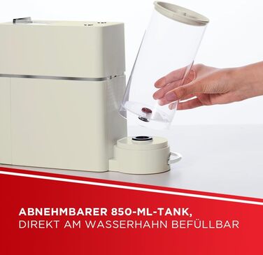 POLTI Coffea S15W: Еспресо-машина з сумісністю з E.S.E. Pads 44 мм, об'єм бака 0,85 л, тиск помпи 19 Bar, білий колір (бежевий)