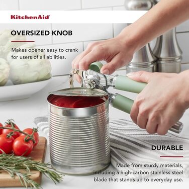 KitchenAid Gourmet Двофункціональний відкривач банок та пляшок, 21.6 см, Pistazie