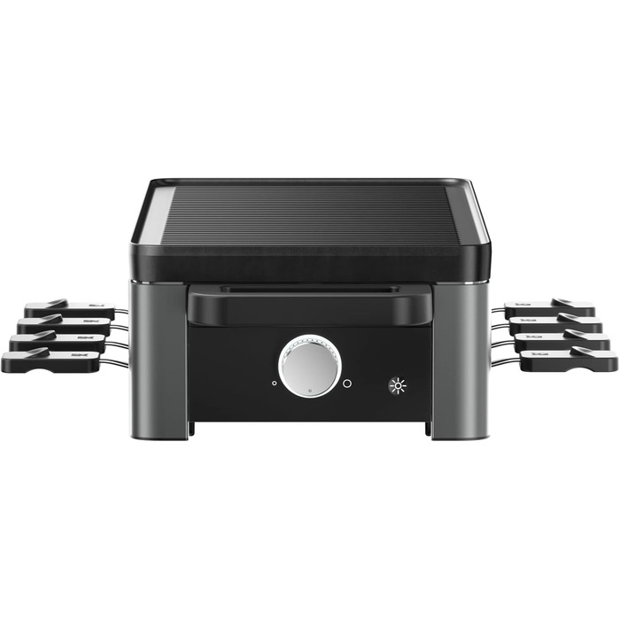 Електричний гриль-ракушетка WMF Master Raclette на 8 осіб, 1500 Вт, нержавіюча сталь матова