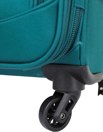 Набір валіз Beibye з тканини, тюркіс, з кишенями та розширенням