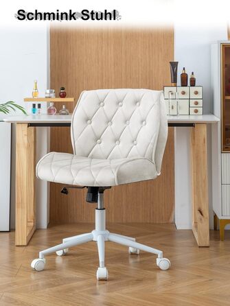 Крісло для дому та офісу Symino з функцією гойдання, крісло для макіяжу та письмове, з м'якої еко-шкіри, регульоване по висоті, поворотне на 360°, ергономічне, до 150 кг, велике