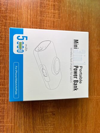 Для iPhone та iWatch, швидка зарядка, сумісний з iPhone 14/13/12/11/XR/X/8, 5000mAh