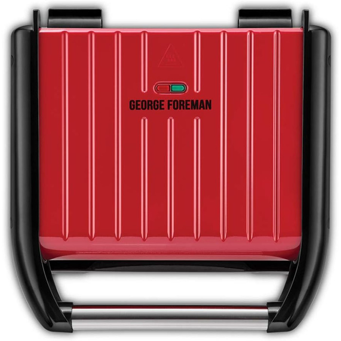 Контактний гриль George Foreman Family Steel Rot (28x17 см) - для 5 порцій, для м'яса, риби та овочів, Паніні та сендвічі, зменшує жир до 42%