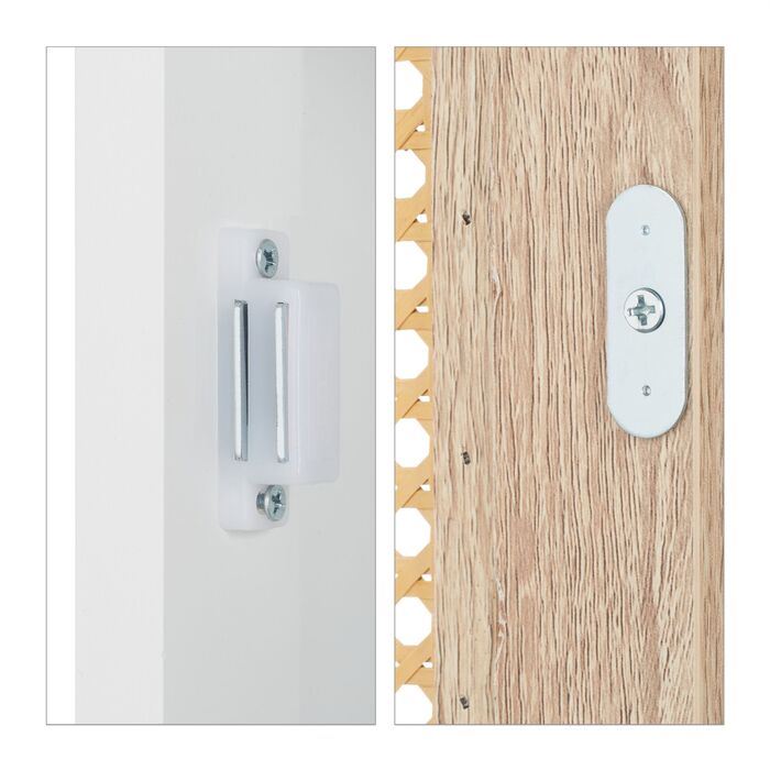 Шафка для ванної кімнати Relaxdays з 3 відділеннями