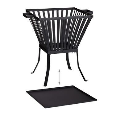 Кошик для вогню Relaxdays XL з підвішуючим гачком