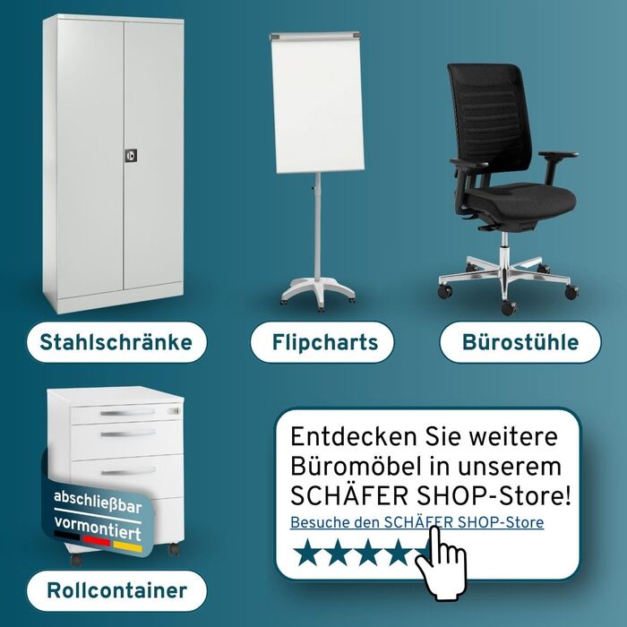 Офісне крісло SCHÄFER Shop Pure SSI Proline P1 з синхромеханікою, підлокітниками та підтримкою попереку, для здоров'я спини