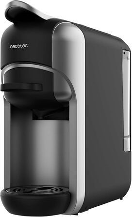 Кавомашина Cecotec Freestyle Compact Black - 1350W, 20 Bar, 4-в-1, Thermoblock, Forcearoma, для кави, Dolce Gusto, Nespresso, K-Fee (600ml)