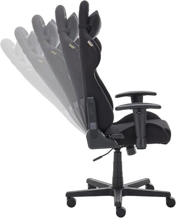 Ігрове крісло DXRacer FORMULA 2.2 FD01 - чорне, регульоване, ергономічне для офісу та дому