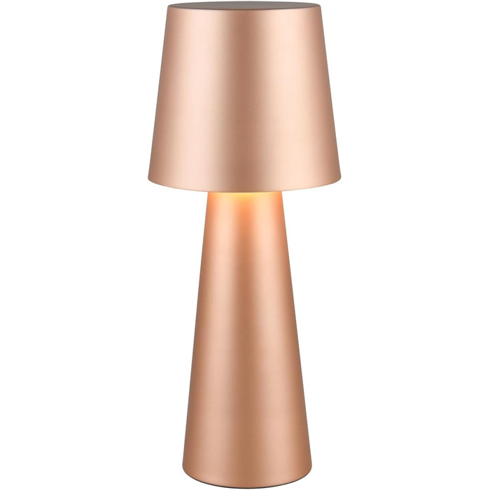 Торшер Hailey зі шнуровим вимикачем, IP20 для дому, без лампи, висота 40 см, діаметр 16 см (лампа настільна, кавова)