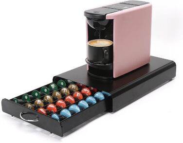 Тримач для капсул кави Cafissimo, металевий, чорний (40 капсул)