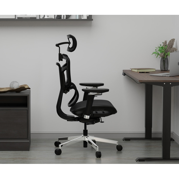 Крісло Mealux S4 Air Black (арт. HF-S4 M/B)