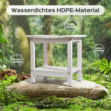 LyriFine Дюшхокер 47 см HDPE, стілець для душу, з тримачем для душу, 160 кг, для літніх людей та людей похилого віку