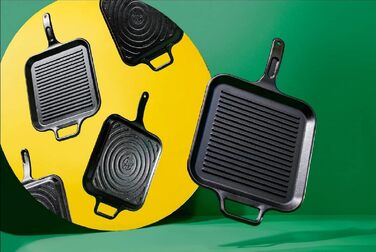 Сковорода-гриль Lodge P12SGR3 12 дюймів з чавуну, для приготування на грилі