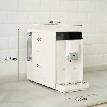 Кавомашина Incapto Aura Vollautomatische Kompaktkaffeemaschine: автоматична, компактна, з вбудованим млином, 19 bar, 2 чашки, 1.5л, термоблок, автоочищення