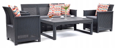 Комплект садових меблів Keter з пластику, сірий, 4 предмети