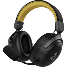 Бездротова ігрова гарнітура Ajazz AHM08 MAX Black Gray Yellow (AHM08-MAX-BGY)