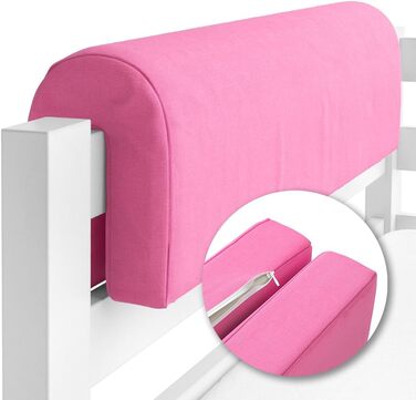Бортик для ліжечка Bettumrandung, рожевий, 70x20 см - захист для безпечного сну дитини