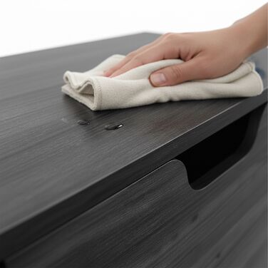 Взуттєва шафа Relaxdays з відкидною дверцями та відкритою полицею