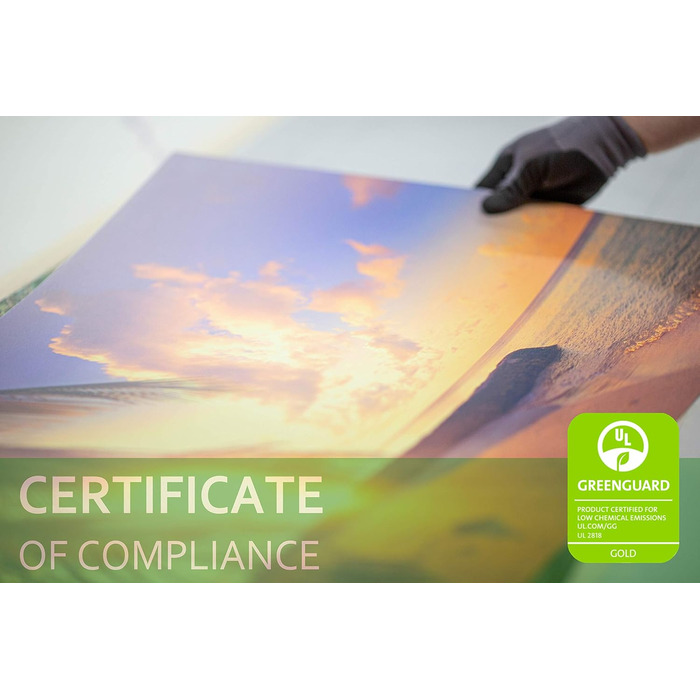 Інфрачервова панель обігріву Bild з термостатом, 130W, захист від перегріву, гарантія 5 років, картина 