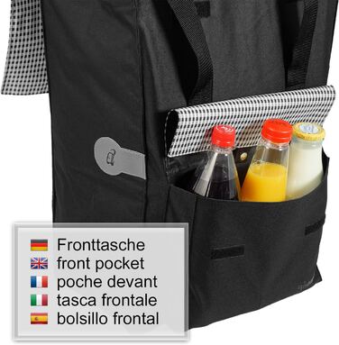 Сумка для покупок Andersen Trolley Scala і 49-літрова сумка Milla black