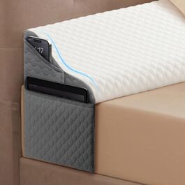 Набір з 4 подушок-валиків ортопедичних для ліжка з піною з пам'яті, для спини, регульовані, після операції, повного розміру