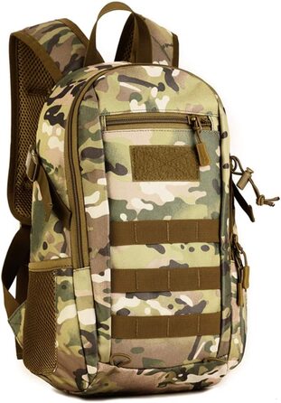 Міні-рюкзак HUNTVP 12L / 15L / 20L, тактичний похідний рюкзак, шкільна сумка Molle, водонепроникний рюкзак, шкільний рюкзак військового зразка, Студентська сумка, спортивна сумка, сумка для ноутбука для чоловіків і жінок, сумка для занять спортом на відкр