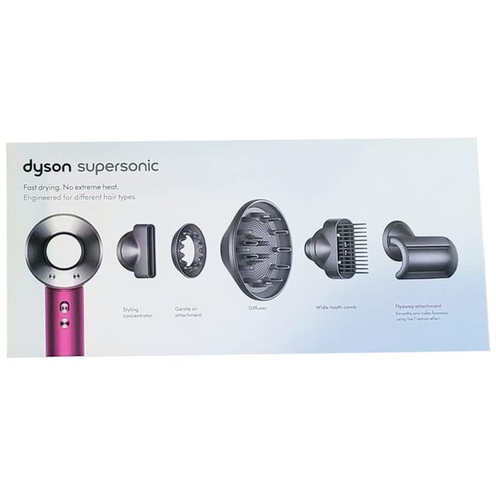 Фен Dyson Supersonic HD07 (фуксія/нікель)