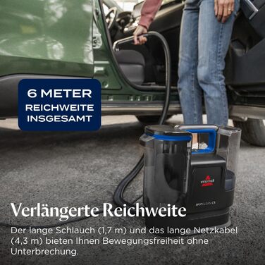 Портативний мийник для килимів Bissell SpotClean C5: для дому, авто, човнів та диванів