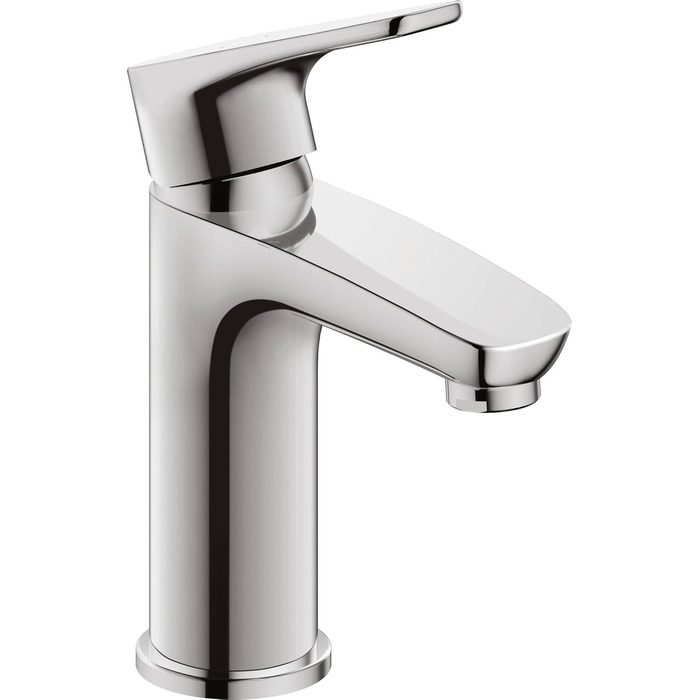 Змішувач для ванної кімнати Duravit B.1, висота виливу 110 мм, керамічна картридж, хром (без зливного механізму)