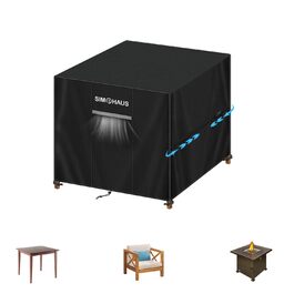 Чохол для садово-патіо меблів 85x85x80 см, вологостійкий, 420D Oxford, для захисту від погодних умов