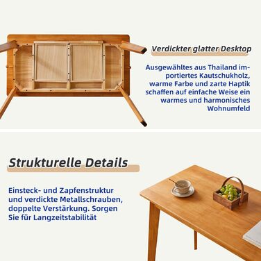 Дерев'яний письмовий стіл з шухлядою та вішалкою, 100 x 50 x 75 см, Колір вишневого дерева, YD-WD01N