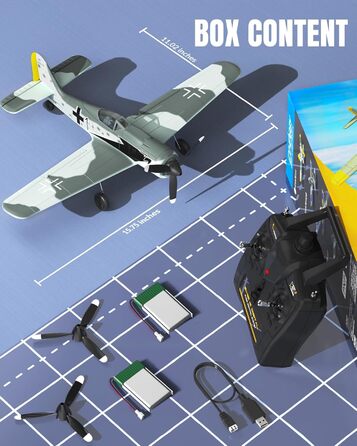 Літак на радіокеруванні VolantexRC 761-5 P-51 Mustang RTF (Готовий до польоту) з Xpilot стабілізацією, для початківців, 4-канальний