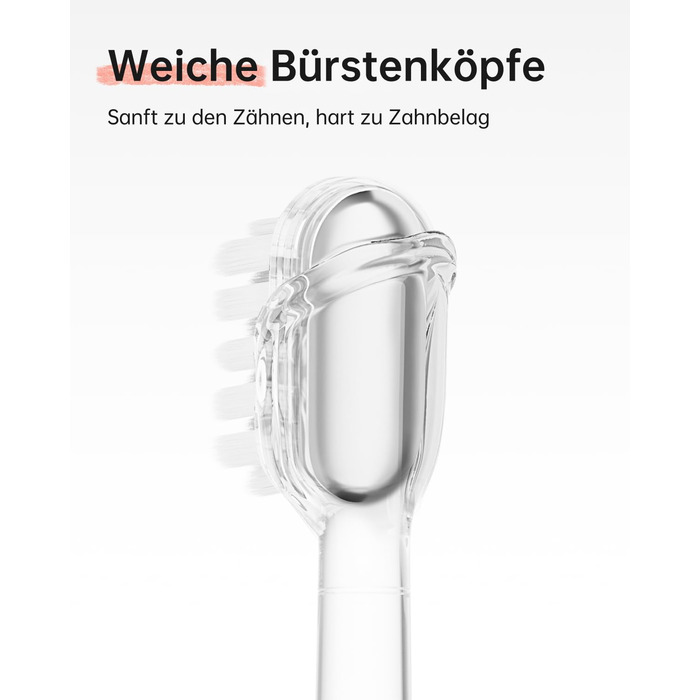Електрична зубна щітка Laifen Wave Spezial з осциляцією та вібрацією, для дорослих, з додатком, 2 насадки (зелена)