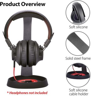 Підставка для навушників Avantree HS102 з тримачем кабелю для гарнітур Sennheiser, Sony, Bose та ігор