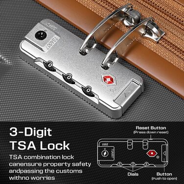 Набір валіз Joyway 5шт з ABS пластику, розширюваний, з TSA-замком, 4 колеса, сірий. Включає: валізу, велику сумку, косметичку.