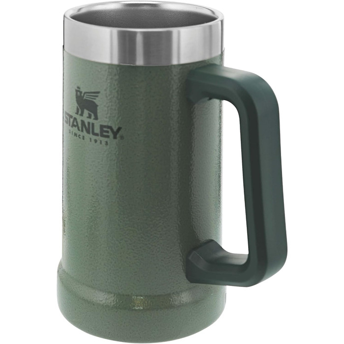 Термокружка Stanley Adventure Vacuum Stein 709 мл, зелений Hammertone - зберігає холод до 7 годин