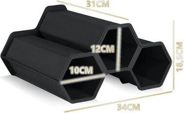 Стійка для вина Stimo на 12 пляшок, пластикова, розширювана, стелаж для напоїв