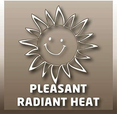 Газовий обігрівач Einhell KGH 4200 Керамічний (4200 Вт) з регулятором тиску газу, чорний