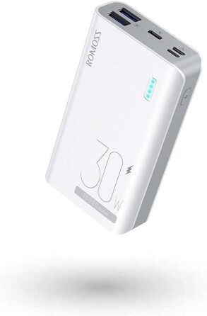 Повербанк ROMOSS Sense 4S Pro 10000mAh, швидка зарядка 30 Вт, компактна батарея для смартфонів та планшетів