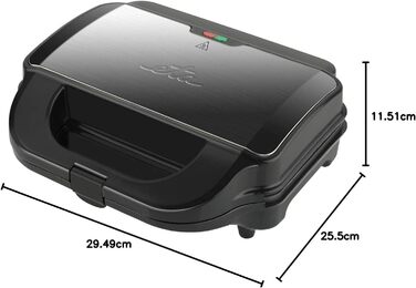 Sandwichmaker ETA Sorento Plus 6-в-1: Вафельниця, гриль, сендвічниця, антипригарне покриття, 900 Вт