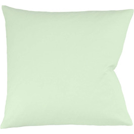 Наволочка з трикотажу fleuresse interlock Uni Colours пастельно-зелений 7059 Розмір 80 х 80 см