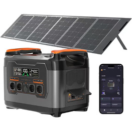 Портативна електростанція Power Lifting 3000W, 1102,5Wh, LiMnFePO4 акумулятор, сонячна панель 400W, MPPT, USB-C 100W, 230V AC, для кемпінгу та відпочинку на природі (S2400+400W)