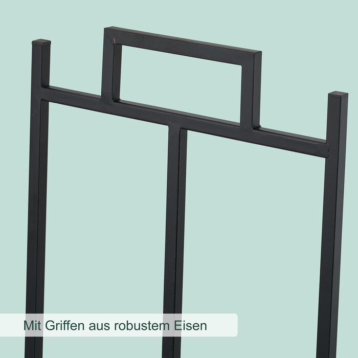 Підставка для дров Relaxdays складна металева