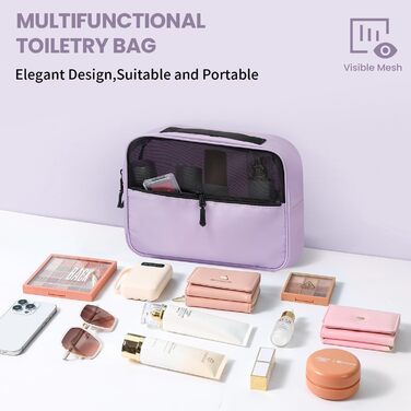 Набір органайзерів для подорожей у валізу, 10 шт, легкі пакувальні куби для впорядкування речей у дорогу (Фіолетовий)