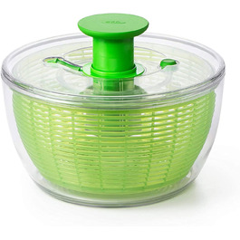 Спіннер для салату OXO, зелений INOXO.1266080ML, неокислюваний, великий спінер для салату, зелений спінер